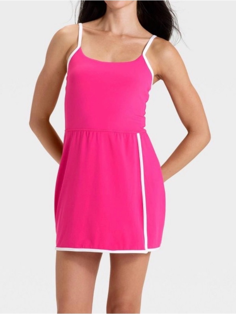 Women's Everyday Soft Wrap Active Dress - All In Motion Berry Pink size Small